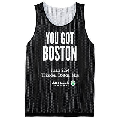 You Got Boston Finals 2024 Mesh Reversible Basketball Jersey Tank