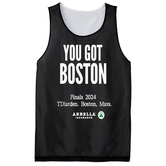 You Got Boston Finals 2024 Mesh Reversible Basketball Jersey Tank