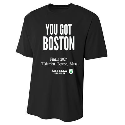 You Got Boston Finals 2024 Performance Sprint T-Shirt