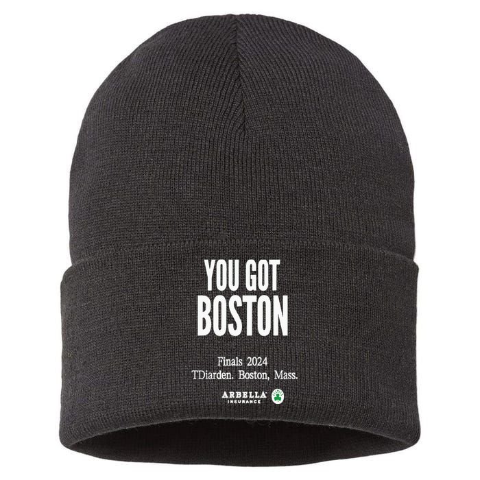 You Got Boston Finals 2024 Sustainable Knit Beanie