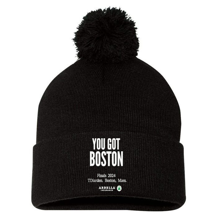 You Got Boston Finals 2024 Pom Pom 12in Knit Beanie