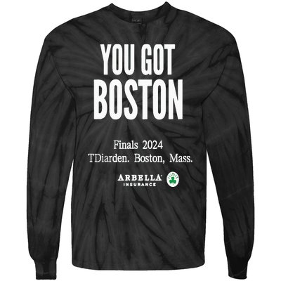 You Got Boston Finals 2024 Tie-Dye Long Sleeve Shirt