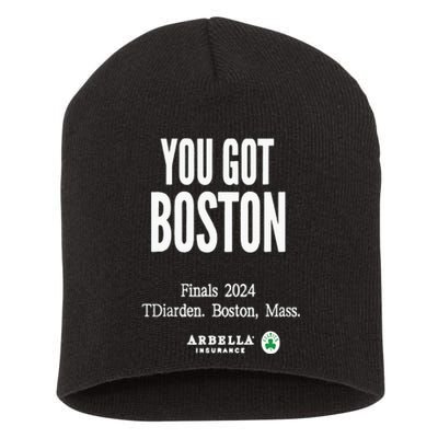 You Got Boston Finals 2024 Short Acrylic Beanie