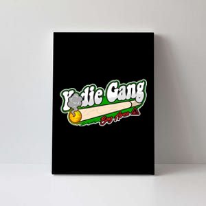 Yodie Gang Bay Area Baseball Logo Canvas