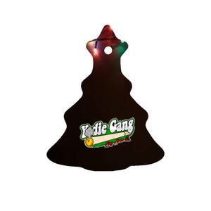 Yodie Gang Bay Area Baseball Logo Ceramic Tree Ornament