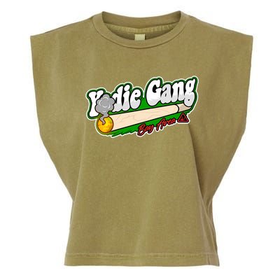 Yodie Gang Bay Area Baseball Logo Garment-Dyed Women's Muscle Tee