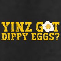 Yinz Got Dippy Eggs Jagoff Pittsburgh Pennsylvania Yinzer Adult Drive Performance Visor