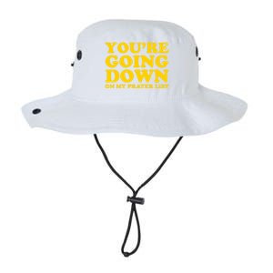 Youre Going Down On My Prayer List Funny Christian Faith Cute Gift Legacy Cool Fit Booney Bucket Hat