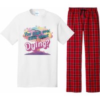 You Guys Ever Think About Dying Vintage Funny Bar Bie Doll Pajama Set