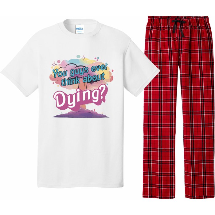 You Guys Ever Think About Dying Vintage Funny Bar Bie Doll Pajama Set