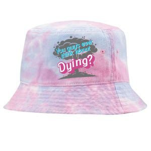 You Guys Ever Think About Dying In Pink Tie-Dyed Bucket Hat