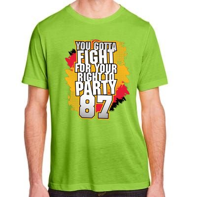 You Gotta Fight For Your Right To Party Kansas 87 Adult ChromaSoft Performance T-Shirt