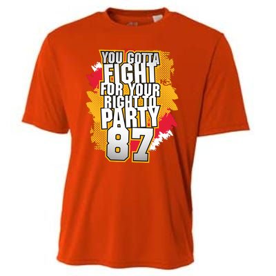 You Gotta Fight For Your Right To Party Kansas 87 Cooling Performance Crew T-Shirt