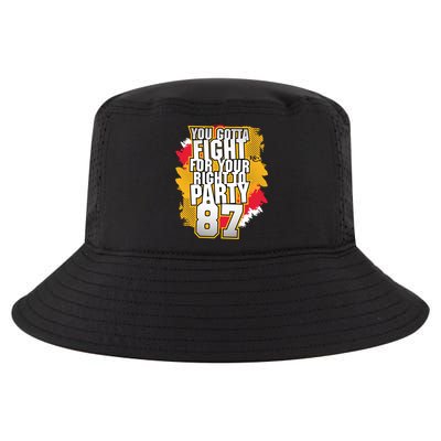 You Gotta Fight For Your Right To Party Kansas 87 Cool Comfort Performance Bucket Hat