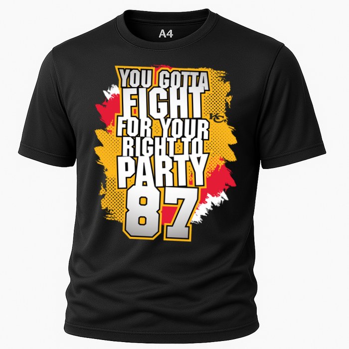 You Gotta Fight For Your Right To Party Kansas 87 Cooling Performance Crew T-Shirt