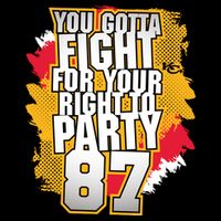 You Gotta Fight For Your Right To Party Kansas 87 Cooling Performance Crew T-Shirt