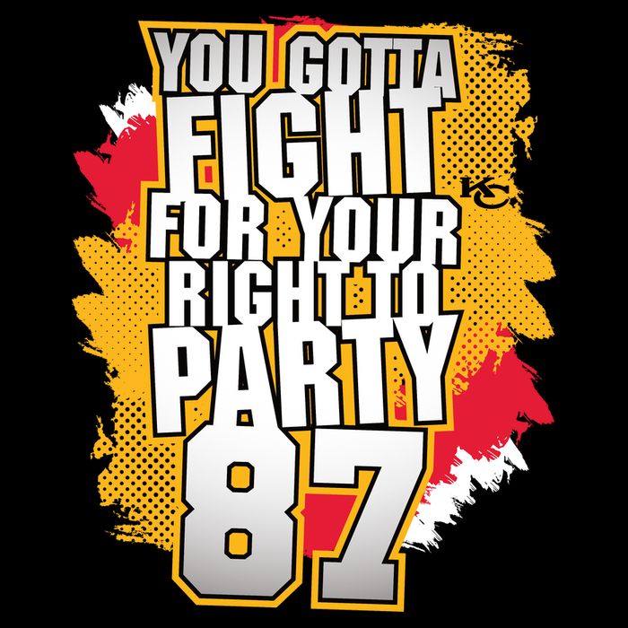 You Gotta Fight For Your Right To Party Kansas 87 Cooling Performance Crew T-Shirt