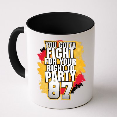 You Gotta Fight For Your Right To Party Kansas 87 Mug