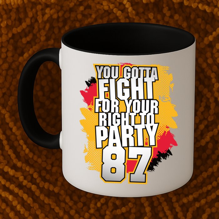 You Gotta Fight For Your Right To Party Kansas 87 Mug