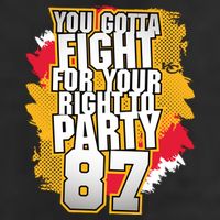You Gotta Fight For Your Right To Party Kansas 87 11oz C Handle Ceramic Mug