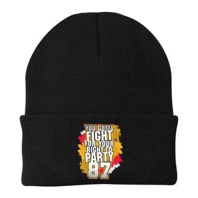 You Gotta Fight For Your Right To Party Kansas 87 Beanie