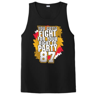 You Gotta Fight For Your Right To Party Kansas 87 PosiCharge Competitor Tank