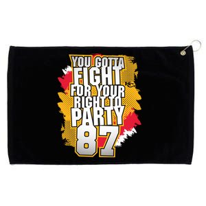 You Gotta Fight For Your Right To Party Kansas 87 Grommeted Golf Towel