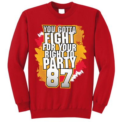 You Gotta Fight For Your Right To Party Kansas 87 Sweatshirt