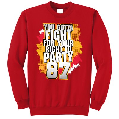 You Gotta Fight For Your Right To Party Kansas 87 Sweatshirt