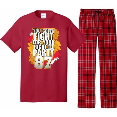 You Gotta Fight For Your Right To Party Kansas 87 Pajama Set