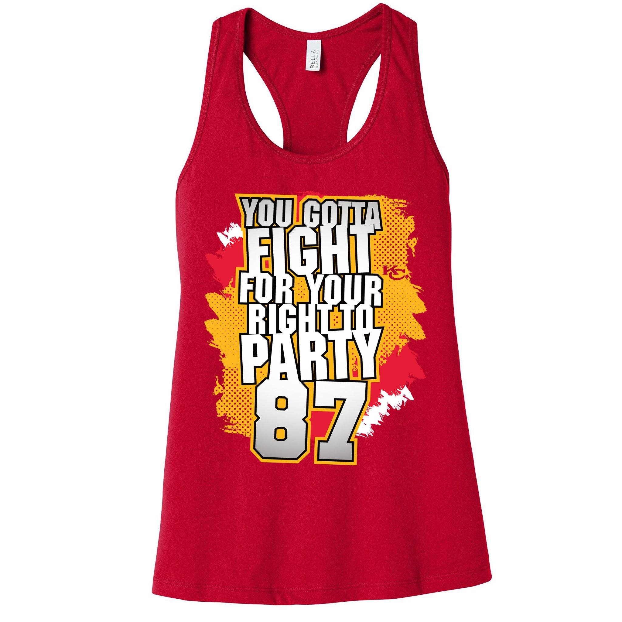 You Gotta Fight For Your Right To Party Kansas 87 Womens Tank Top
