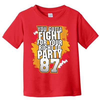 You Gotta Fight For Your Right To Party Kansas 87 Toddler T-Shirt