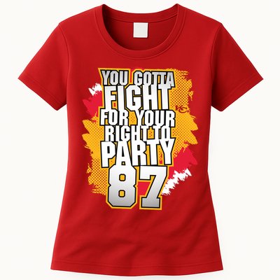 You Gotta Fight For Your Right To Party Kansas 87 Womens T-Shirt