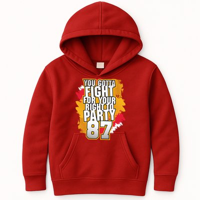 You Gotta Fight For Your Right To Party Kansas 87 Kids Hoodie