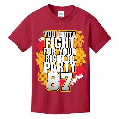 You Gotta Fight For Your Right To Party Kansas 87 Kids T-Shirt