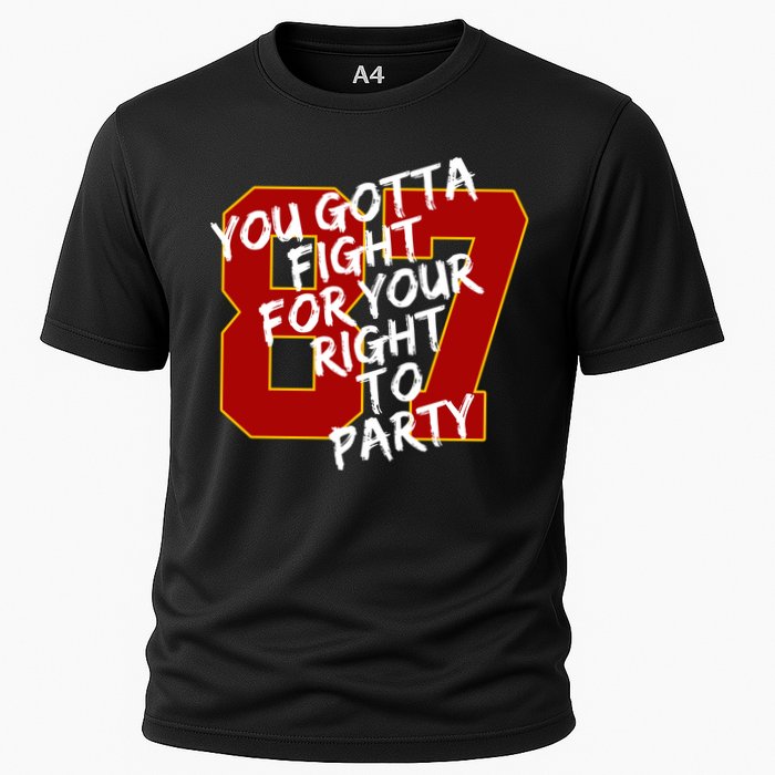 You Gotta Fight For Your Right To Party Kansas 87 Cooling Performance Crew T-Shirt