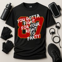 You Gotta Fight For Your Right To Party Kansas 87 Cooling Performance Crew T-Shirt