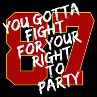 You Gotta Fight For Your Right To Party Kansas 87 Cooling Performance Crew T-Shirt