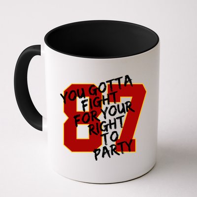 You Gotta Fight For Your Right To Party Kansas 87 Mug