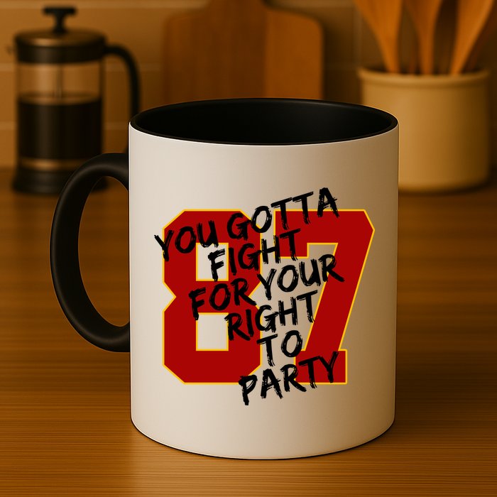 You Gotta Fight For Your Right To Party Kansas 87 Mug
