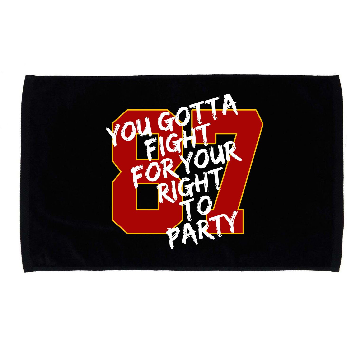 You Gotta Fight For Your Right To Party Kansas 87 Microfiber Hand Towel