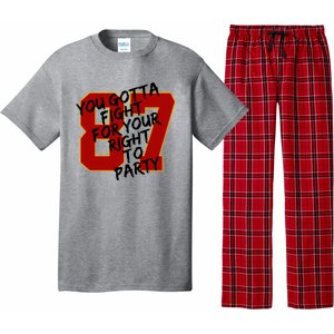 You Gotta Fight For Your Right To Party Kansas 87 Pajama Set