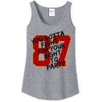 You Gotta Fight For Your Right To Party Kansas 87 Ladies Essential Tank