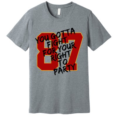 You Gotta Fight For Your Right To Party Kansas 87 Premium T-Shirt