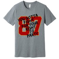 You Gotta Fight For Your Right To Party Kansas 87 Premium T-Shirt