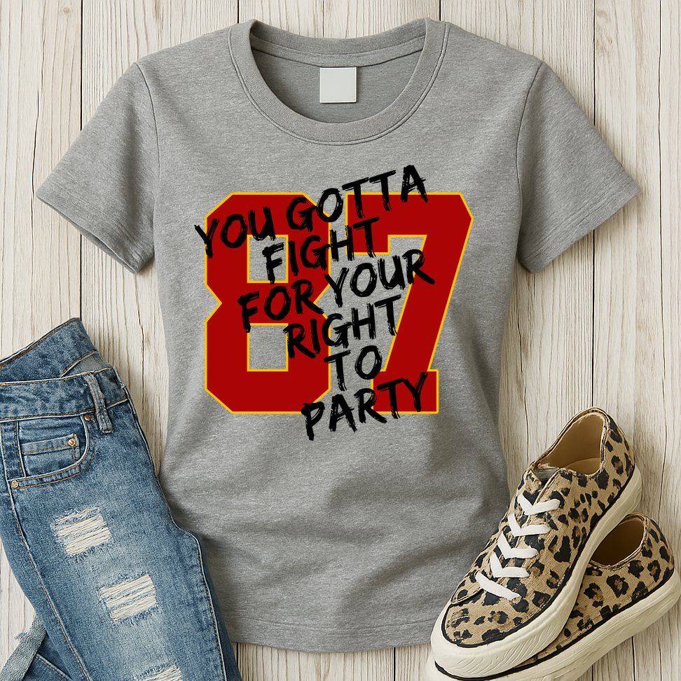 You Gotta Fight For Your Right To Party Kansas 87 Womens T-Shirt