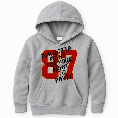 You Gotta Fight For Your Right To Party Kansas 87 Kids Hoodie