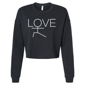 Yoga Gifts For Yoga Instructor Women Girl Love Yoga Themed Cropped Pullover Crew