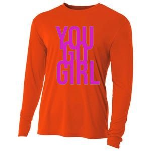 You Go For Life Gift Cooling Performance Long Sleeve Crew