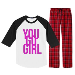 You Go For Life Gift Raglan Sleeve Pajama Set